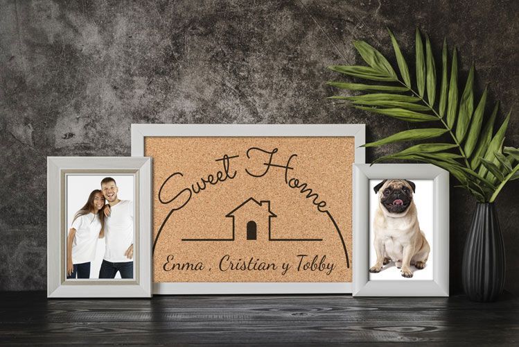 Cuadro Sweet Home Personalizado