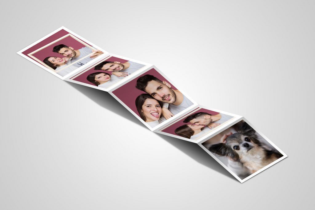 Foto tira acordeón, regalo personalizado