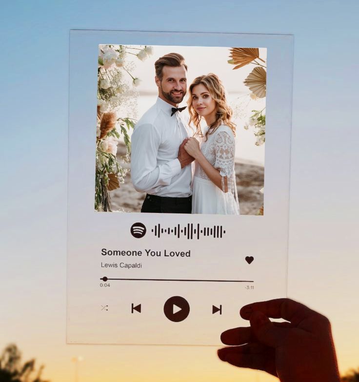 Placa Spotify como regalo de bodas personalizado
